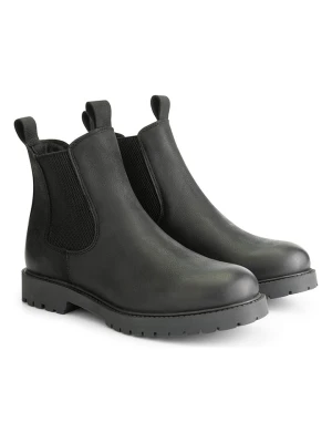 TRAVELIN' Skórzane sztyblety "Risor" w kolorze czarnym rozmiar: 38