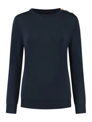 MGO leisure wear Sweter "Vadstena" w kolorze granatowym rozmiar: L