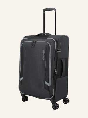 Travelite Walizka Na Kółkach Corsiica Medium schwarz CZARNY