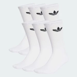 Trefoil Cushion Crew Socks 6 Pairs Adidas