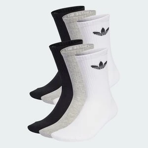 Trefoil Cushion Crew Socks 6 Pairs Adidas