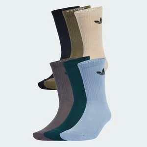 Trefoil Cushion Crew Socks 6 Pairs Adidas