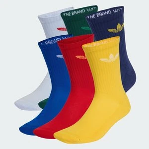 Trefoil Cushion Crew Socks 6 Pairs Adidas