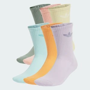 Trefoil Cushion Crew Socks 6 Pairs Adidas