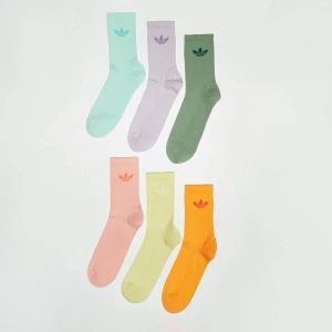 adidas Originals Trefoil Skarpety Crew (6 Pack) uniseks wielokolorowy rozmiar Odzież