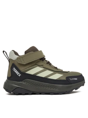 Trekkingi adidas Terrex Anylander Mid Climaproof Children Hiking Shoes KJ2671 Zielony