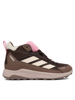 Trekkingi adidas Terrex Anylander Mid Climaproof Junior Hiking Shoes KJ2665 Brązowy