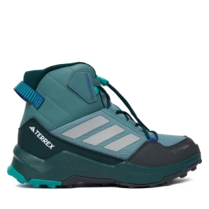 Trekkingi adidas Terrex Ax4r Mid CLIMAWARM+ Hiking JS2923 Zielony