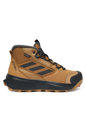 Trekkingi adidas Terrex Winter Leather Mid Cut Rain.Rdy Cold JR5297 Brązowy