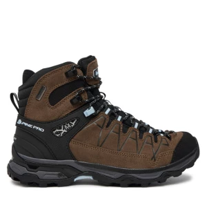 Trekkingi ALPINE PRO Vete UBTD406910PL Brązowy