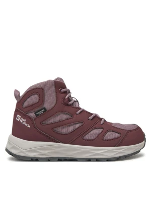 Trekkingi Jack Wolfskin Woodland 2 Texapore Mid K 4059831 Fioletowy