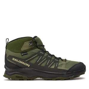 Trekkingi Salomon Grivola Mid Gore-Tex L47606400 Zielony