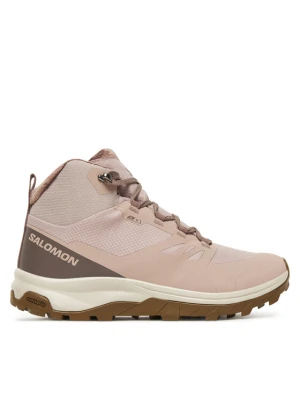 Trekkingi Salomon Outsnap Waterproof L47854100 Różowy