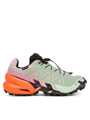 Trekkingi Salomon Speedcross 6 Gtx Icon L45486900 Zielony jasny