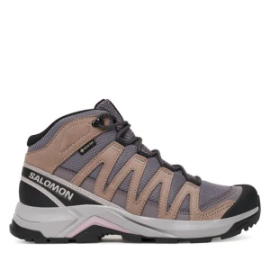 Trekkingi Salomon X-Adventure Recon Mid Gore-Tex L47753400 Fioletowy