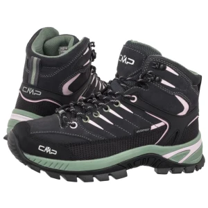 Buty Trekkingowe Rigel 2.0 Mid Wmn Wp Trekking Shoes 3Q1936667UZ Titanio-Soft Pink-Green Tea (CM36-c) CMP