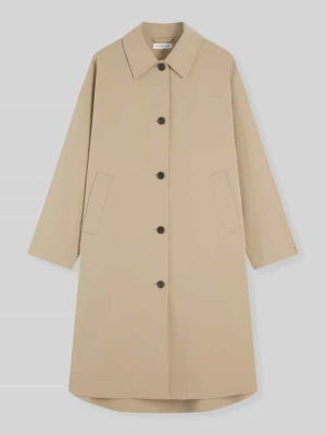 Trencz o kroju loose fit z mieszanki bawełny Tommy Hilfiger Camel