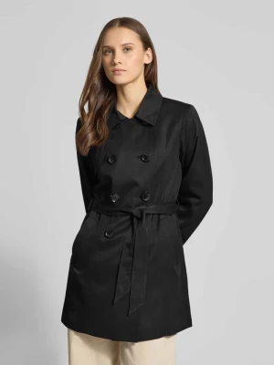 Trencz o kroju regular fit z dwurzędową listwą guzikową model ‘VALERIE’ Only