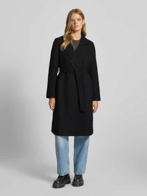 Trencz o kroju regular fit z kołnierzem z połami model ‘ALVILDA LIFE’ Only czarny