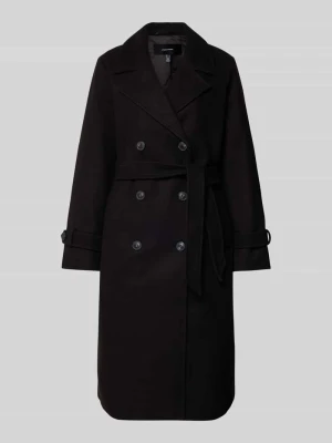 Trencz o kroju regular fit z kołnierzem z połami model ‘FORTUNEVEGA’ Vero Moda