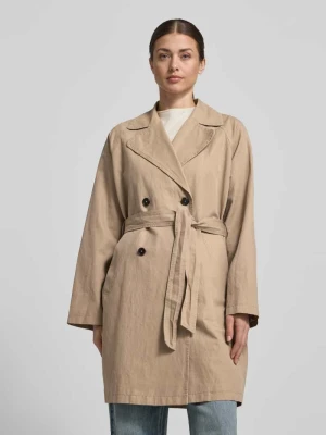 Trencz o kroju regular fit z mieszanki bawełny z domieszką lnu Marc O'Polo