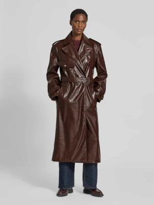 Trencz o kroju regular fit z wiązanym paskiem model ‘MALITTE’ HUGO