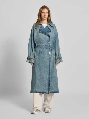Trencz o kroju relaxed fit z czystej bawełny Hugo Blue