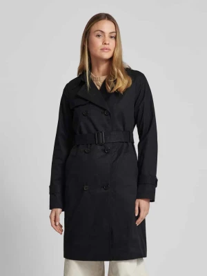 Trencz o kroju slim fit z mieszanki bawełny z podszewką w paski s.Oliver RED LABEL