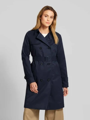 Trencz o kroju slim fit z mieszanki bawełny z podszewką w paski s.Oliver RED LABEL