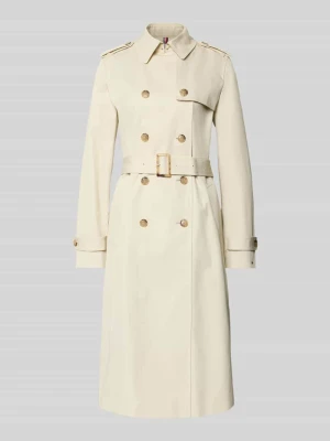 Trencz w kroju slim fit z czystej bawełny Tommy Hilfiger