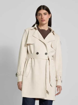 Trencz z imitacji skóry model ‘joseta’ MAURITIUS