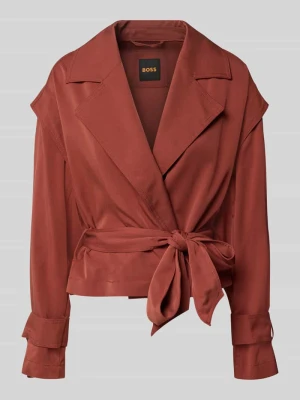 Trencz z mieszanki wiskozy o kroju slim fit model 'C-Jophelia' Boss Orange