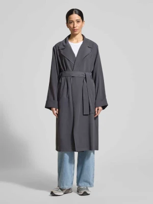 Trencz z mieszanki wiskozy z wiązanym paskiem Jake*s Casual