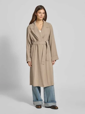 Trencz z mieszanki wiskozy z wiązanym paskiem Jake*s Casual