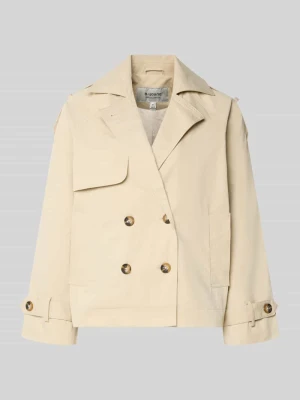 Trencz z patkami na rękawach model 'AMONA' b.Young