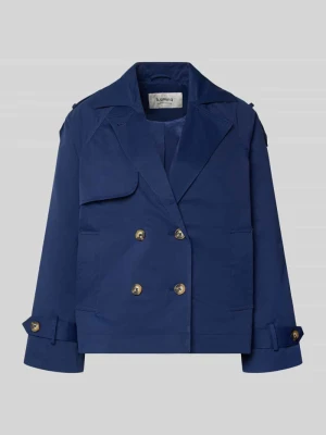 Trencz z patkami na rękawach model 'AMONA' b.Young