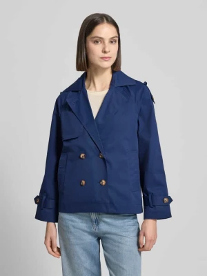 Trencz z patkami na rękawach model 'AMONA' b.Young