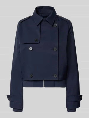 Trencz z patkami na rękawach monari