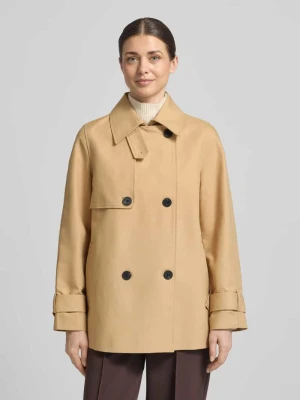 trencz z patkami przy mankietach Stefanel