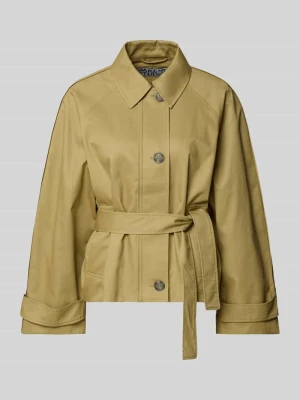 Trencz z wiązanym paskiem i patkami na rękawach JAKE*S STUDIO WOMAN