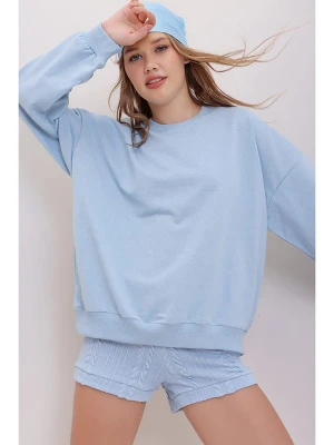 Trend Alacati Bluza w kolorze błękitnym rozmiar: S