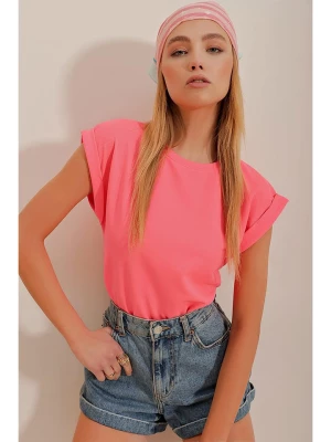Trend Alacati Koszulka w kolorze różowym rozmiar: M