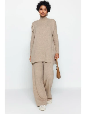 trendyol 2-częściowy zestaw w kolorze beżowym rozmiar: L