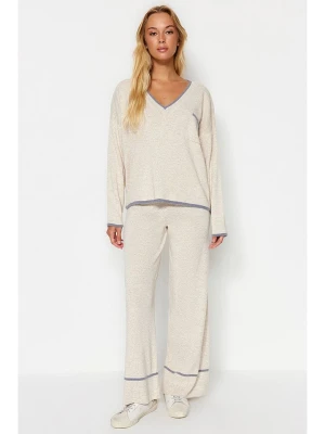 trendyol 2-częściowy zestaw w kolorze beżowym rozmiar: M