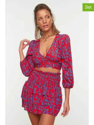 trendyol 2-częściowy zestaw w kolorze czerwono-niebieskim rozmiar: 38
