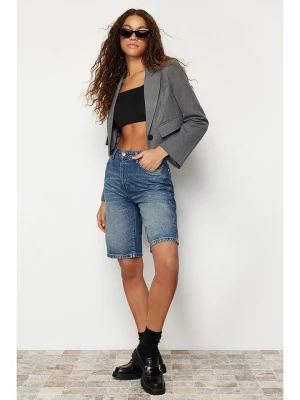 trendyol Bermudy dżinsowe w kolorze niebieskim rozmiar: 42