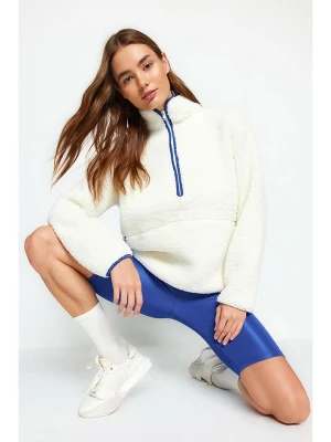 trendyol Bluza polarowa w kolorze kremowym rozmiar: M