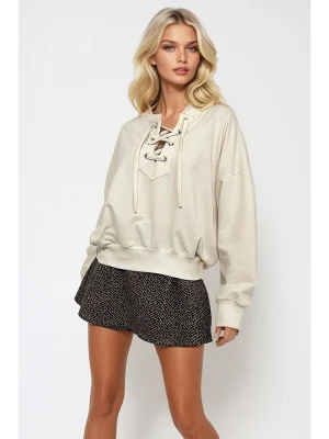 trendyol Bluza w kolorze beżowym rozmiar: M