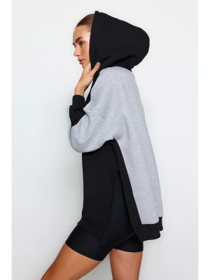 trendyol Bluza w kolorze czarno-szarym rozmiar: M