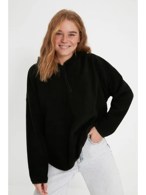 trendyol Bluza w kolorze czarnym rozmiar: L